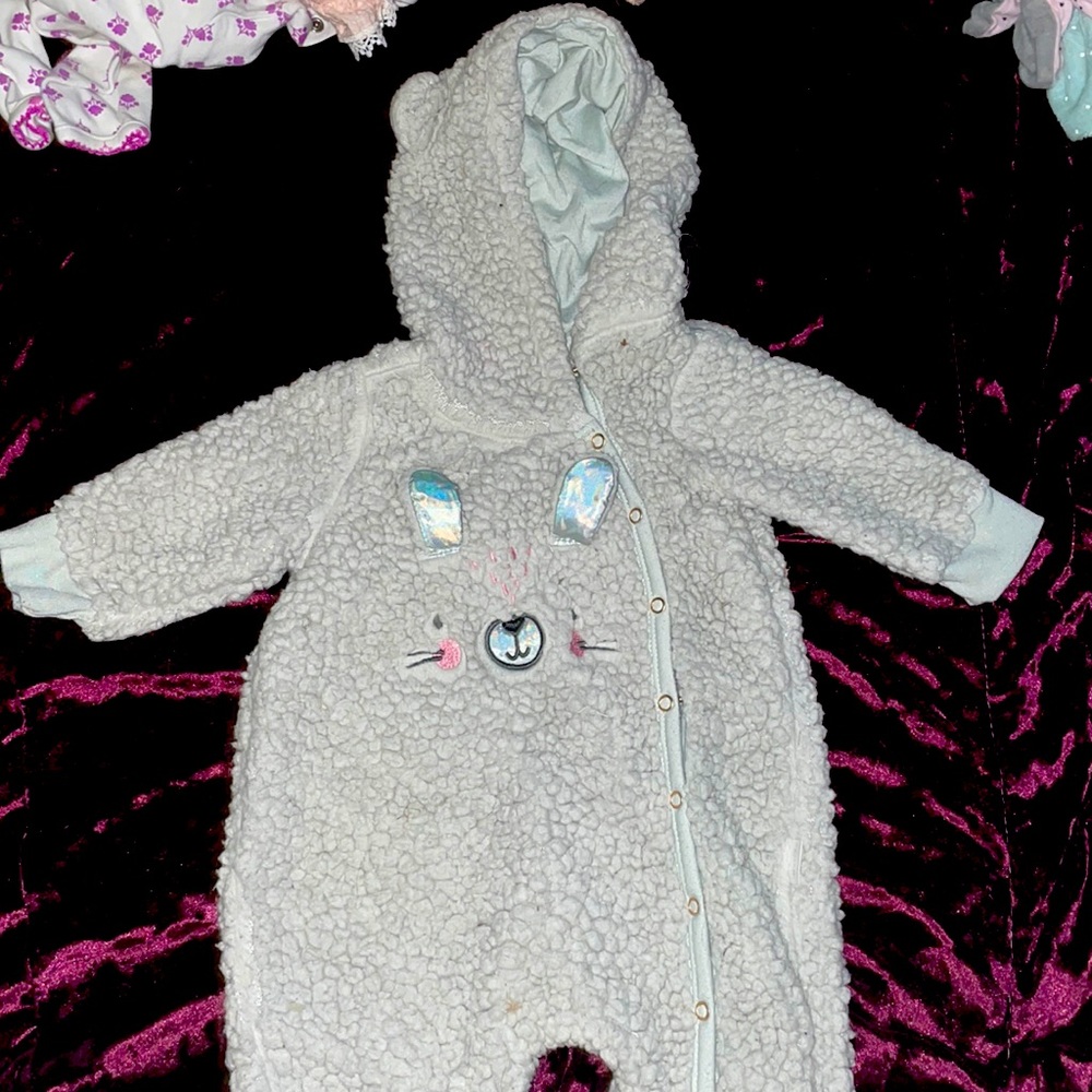 Grey bunny pajamas or costume